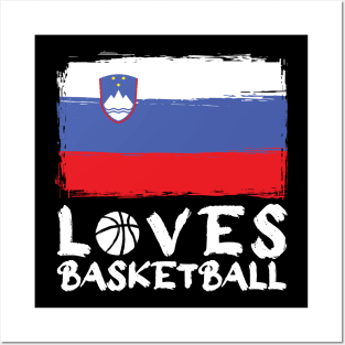 Slovakia Loves Basketball Posters and Art